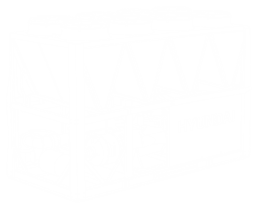 Hyundai Air-Cooled Screw Chillers technical line art